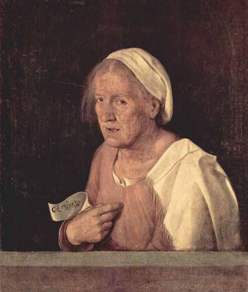 Portrat einer alten Frau, Giorgione