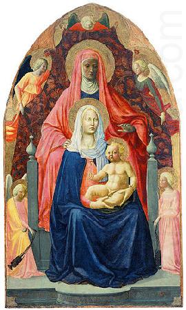 Virgin and Child with Saint Anne, MASACCIO