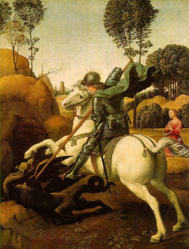 Saint George and the Dragon, Raphael