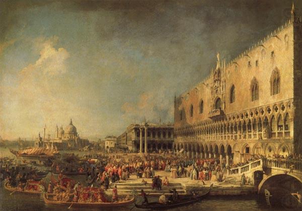 The Reception of the French Ambassador in Venice, Canaletto