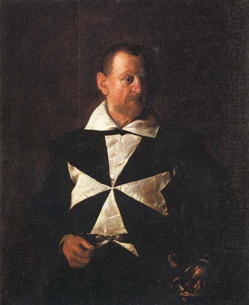 Portrait of a Knight of Malta, Caravaggio