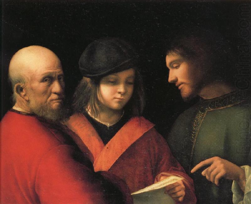 The Singing Lesson, Giorgione