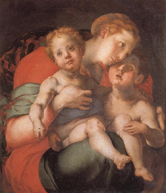 Madonna and Child with the Young St.John, Pontormo