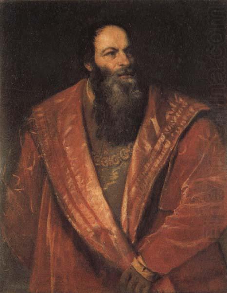 Portrait of Pietro Aretino, Titian