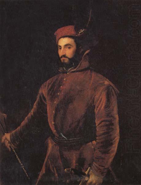 Titian Portrait of Ippolito de'Medici in a Hungarian Costume oil painting picture