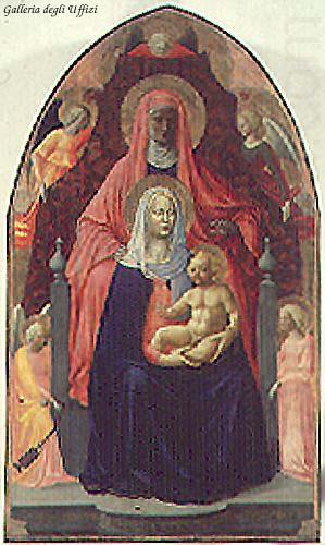Madonna and Child with St. Anne, MASACCIO