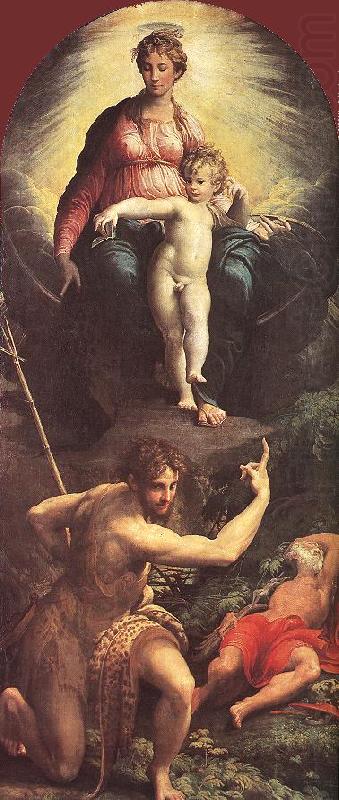 The Vision of St Jerome, PARMIGIANINO