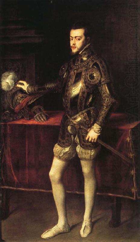 Portrait of Philip II in Armor, Titian