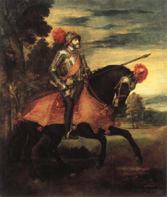 Equestrian Portrait of Charles V, Titian