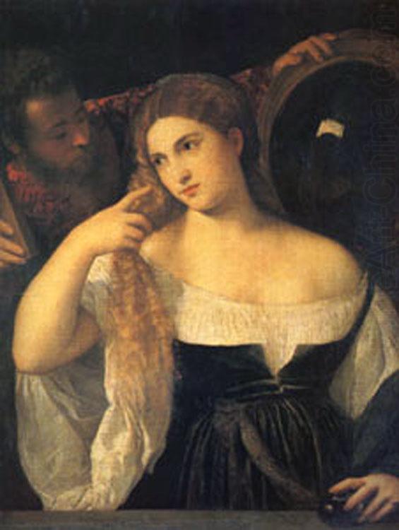A Woman at Her Toilet (mk05), Titian