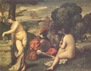 Concert Champetre(The Pastoral Concert) (mk05), Titian