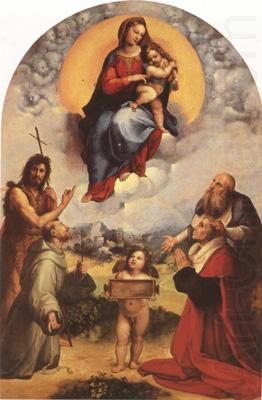 Raphael Madonna di Foligno (mk08) oil painting picture