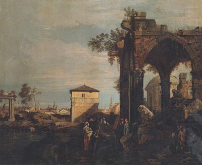 Paesaggio con rovine (mk21), Canaletto