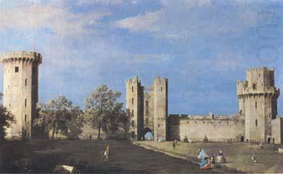 The Courtyard of the Castle of Warwick (mk08), Canaletto