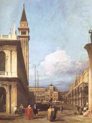 The Piazzetta towards the Torre dell'Orologio (mk25), Canaletto