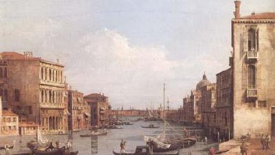 The Grand Canal from Campo S Vio towards the Bacino (mk25), Canaletto