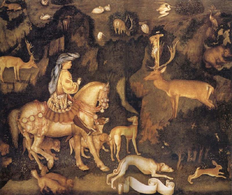 PISANELLO The Vision of St Eustace oil painting picture
