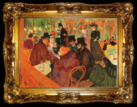 framed   Henri  Toulouse-Lautrec Moulin Rouge, ta009-2
