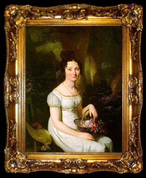 framed   Louis Leopold  Boilly Madame Vincent, ta009-2