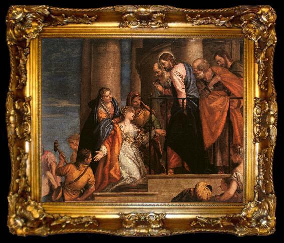 framed   Paolo  Veronese Christ and the Woman with the Issue of Blood, ta009-2
