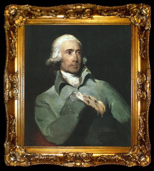 framed   Sir Thomas Lawrence Portrait of William Lock, ta009-2