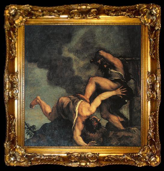 framed   Titian Cain and Abel, ta009-2