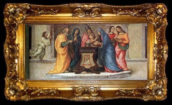 framed  ALBERTINELLI  Mariotto Circumcision kin, ta009-2