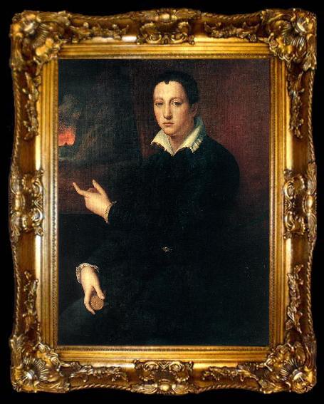 framed  ALLORI Alessandro Portrait of a Young Man  hgjgh, ta009-2