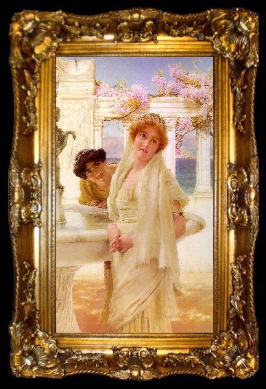 framed  Alma Tadema A Difference of Opinion, ta009-2