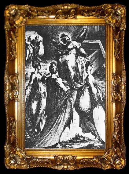 framed  BELLANGE, Jacques The Three Maries at the Tomb, ta009-2