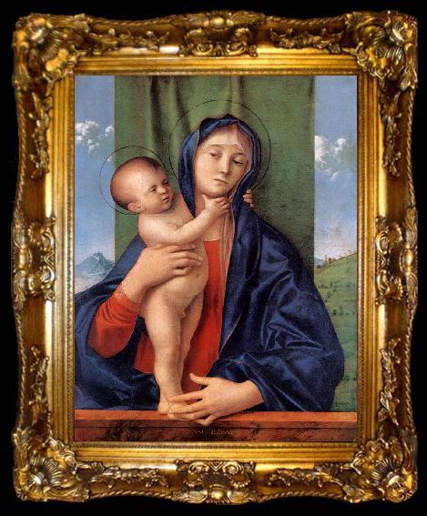 framed  BELLINI, Giovanni Madonna with the Child  65, ta009-2