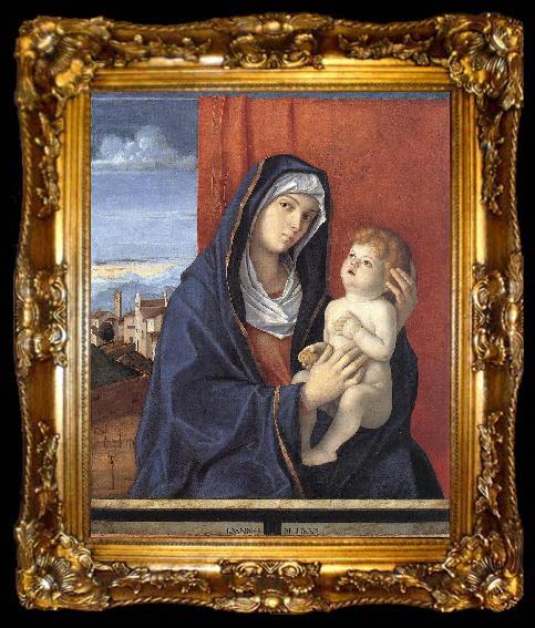 framed  BELLINI, Giovanni Madonna and Child hghb, ta009-2