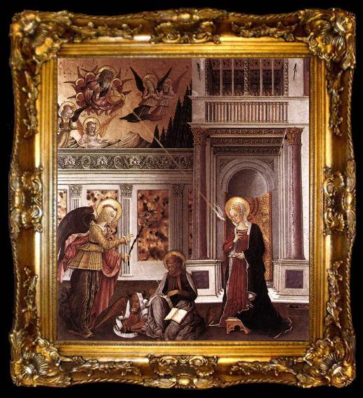 framed  BONFIGLI, Benedetto Annunciation  ghku, ta009-2