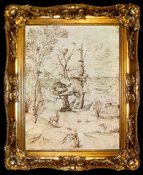 framed  BOSCH, Hieronymus The Man-Tree  bfguty, ta009-2