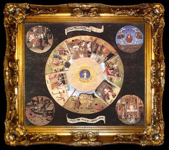 framed  BOSCH, Hieronymus The Seven Deadly Sins  hgj, ta009-2