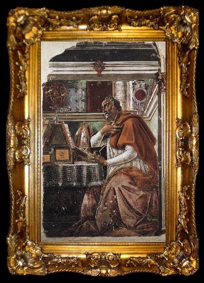 framed  BOTTICELLI, Sandro St Augustine fdgdf, ta009-2
