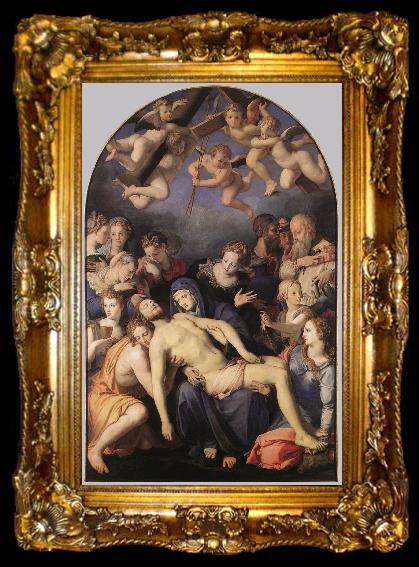 framed  BRONZINO, Agnolo Deposition of Christ ffg, ta009-2