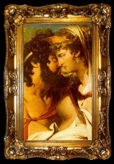 framed  Barry, James Jupiter Juno on Mount Ida, ta009-2