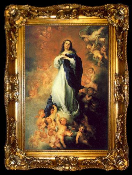 framed  Bartolome Esteban Murillo The Immaculate Conception of the Escorial, ta009-2