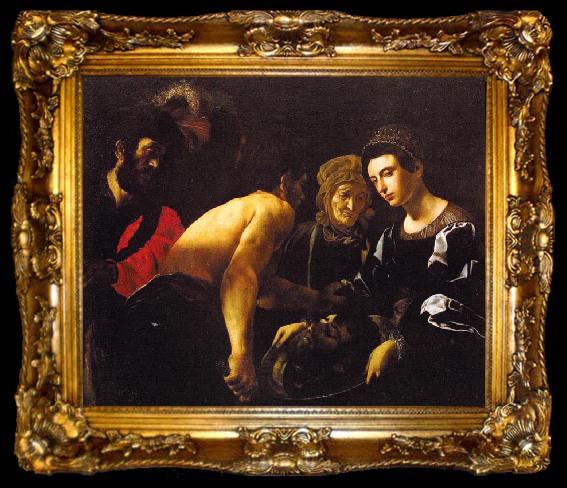 framed  CARACCIOLO, Giovanni Battista Salome g, ta009-2