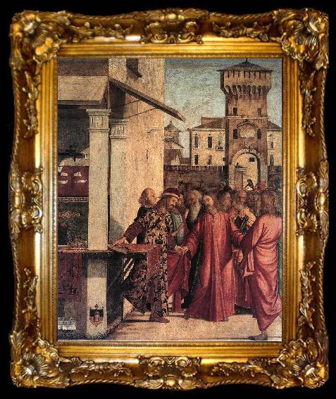 framed  CARPACCIO, Vittore The Calling of Matthew dsf, ta009-2