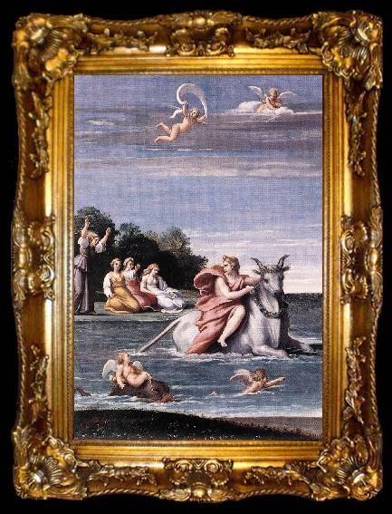 framed  CARRACCI, Antonio The Rape of Europa dfg, ta009-2