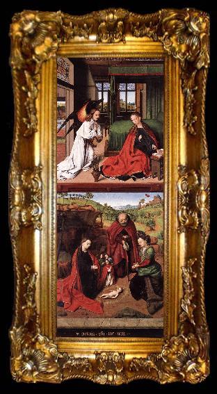 framed  CHRISTUS, Petrus Annunciation and Nativity jkhj, ta009-2
