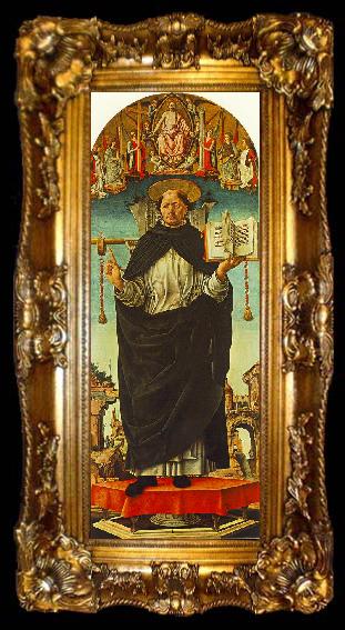 framed  COSSA, Francesco del St Vincent Ferrer (Griffoni Polyptych) dfg, ta009-2