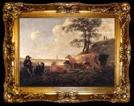 framed  CUYP, Aelbert Landscape near Rhenen df, ta009-2