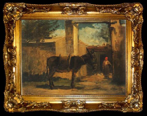 framed  Camille Pissarro Landscape at Montmorency, ta009-2