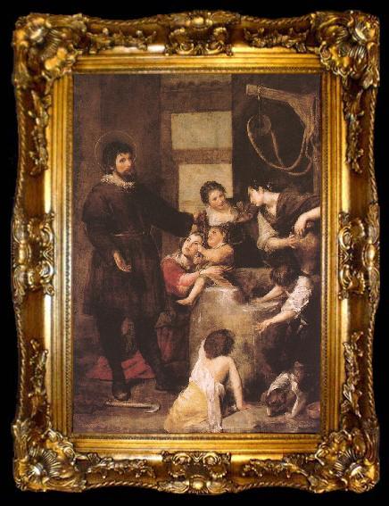 framed  Canaletto The Miracle at the Well vd, ta009-2