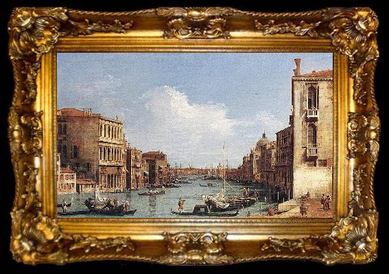 framed  Canaletto The Grand Canal from Campo S. Vio towards the Bacino fdg, ta009-2
