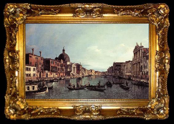 framed  Canaletto Grand Canal: Looking South-West f, ta009-2