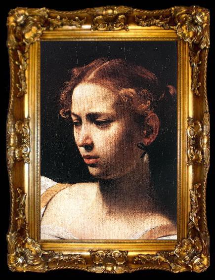 framed  Caravaggio Judith Beheading Holofernes (detail) gf, ta009-2